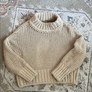 Free People- Cozy Cream Knit Sweater